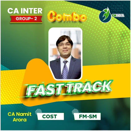 CA Inter FM-SM  and Costing Fast Track by Namit Arora