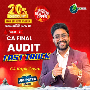 CA Final Audit Fasttrack Live at Home Batch