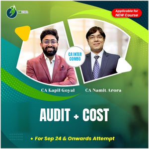 CA Inter Audit by CA Kapil Goyal and Costing Regular Course by CA Namit Arora - Online Lecture Download
