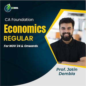 CA Foundation Economics by Prof. Jatin Dembla