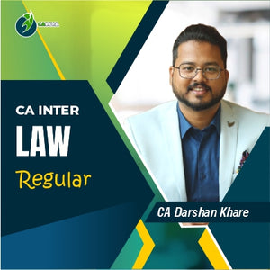 CA Inter Law Regular Course by CA Darshan Khare