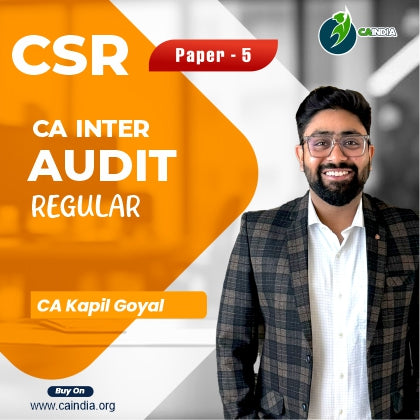 CSR_CA Inter Audit Regular Course by CA Kapil Goyal