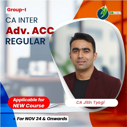 CA Inter Advance Accounts by CA Jitin Tyagi – CA INDIA