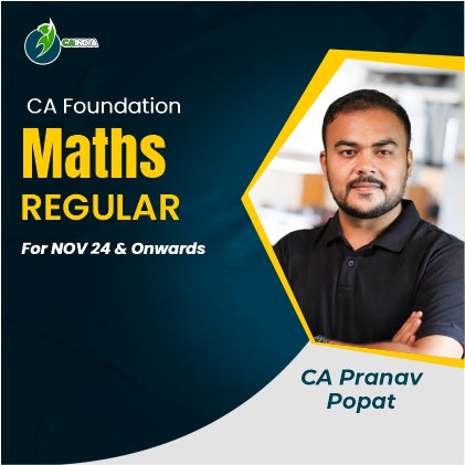 CA Foundation Maths by CA Pranav Popat