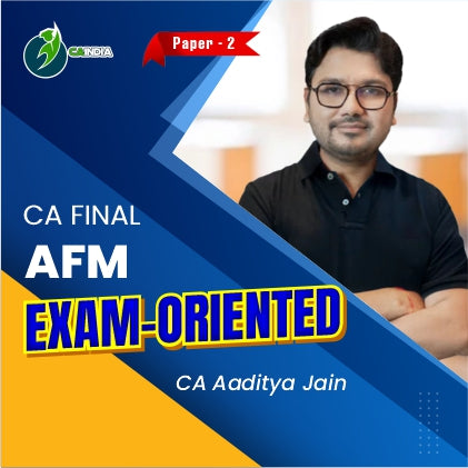 CA Final | AFM | Exam Oriented | English Batch | CA Aaditya Jain