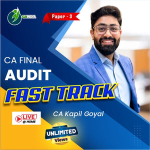 CA Final Audit Fasttrack Live at Home Batch